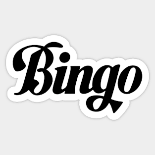 Bingo Sticker